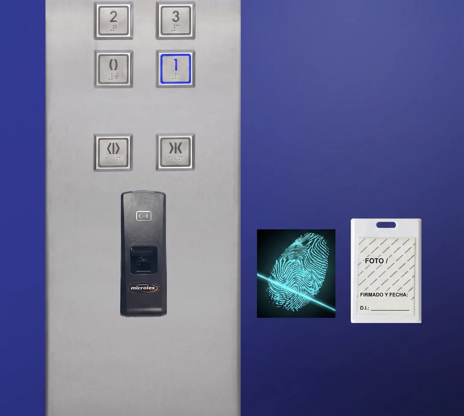 Control de acceso — Microtec, catálogo Ascensores Tandil